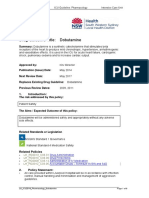 Drug Guideline Title: Dobutamine: Summary