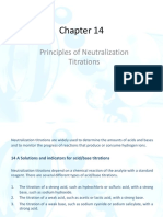 Principles of Neutralization Titration