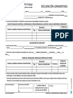 Declaración Juramentada de Dependencia Económica