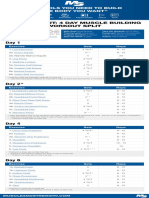 The Tools You Need To Build The Body You Want: Tut Workout: 4 Day Muscle Building Workout Split