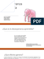 Desesperanza Aprendida