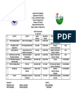 Bigaan NHS NDEP MATRIX