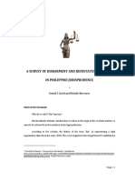 A Survey of Disbarment and Reinstatement Cases in Philippine Jurisprudence