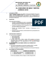 Bases para El Concurso de Miss y Míster Jurídico 2018