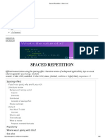 Spaced Repetition PDF