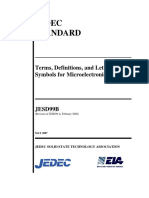 Jedec Standard: Terms, Definitions, and Letter Symbols For Microelectronic Devices