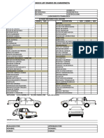 Check List Camioneta