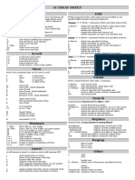 Vi Cheat Sheet General Edit: Change "C"+ Commands Delete and Enter Insert Mode