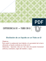 Experiencia 01 - Tubo en U