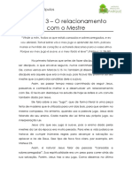 Estudo 3 - O Relacionamento Com o Mestre