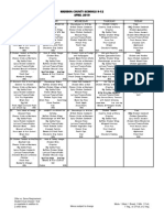 9-12 April 2019 2 Lunch Menu