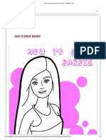 How To Draw How To Draw Barbie