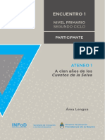 1.2. Nivel Primario Ateneo Didáctico #1 Encuentro 1 Segundo Ciclo Lengua Carpeta Participante