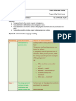 Lesson Plan of Active and Passive Voice