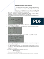 Control System Descriptive Type Questions