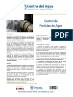 F.T. Control de Perdidas de Agua