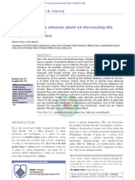 Dental Research Journal: Effect of Camellia Sinensis Plant On Decreasing The Level of Halitosis: A Systematic Review