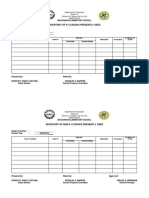 Inventory of K-12 Books Presently Used: Macanhan Elementary School