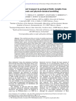 Gold Speciation and Transport in Geological Fluids: Insights From Experiments and Physical-Chemical Modelling