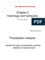 Hydrology and Hydraulics: Precipitation