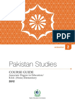 Pakistan Studies: Course Guide