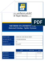 001B Method Statement Form - Internal Glazing