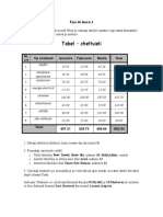 Tabele Formule