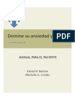 Domine Su Ansiedad y Pánico Manual para El Paciente PDF