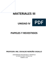 Materiales III-unidad IV-Papeles y Revestidos.