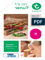 Transavia Menu