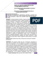 A Importância Da Gestão Democrática No Planejamento Escolar