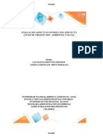 Evaluación Aspecto Económico Del Proyecto - Listas Chequeos RSE Ambiental y Social