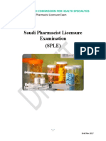 Saudi Pharmacist Licensure Examination Blueprint