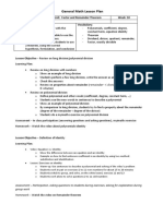 General Math Lesson Plan: Grade: 10 Unit: Factor and Remainder Theorem Week: 10 Unit Objective: Vocabulary