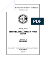 Seminar Report Artificial Intelligence in Power Station