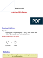 Fractional Distillation: Experiment #5