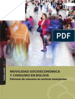 Movilidad Socioeconomica y Consumo en Bolivia. Patrones de Consumo en Sectores Emergentes PDF