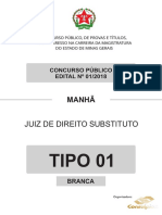 Consulplan 2018 TJ MG Juiz de Direito Substituto Prova