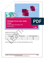 CIMA Strategic Case Study Mock Exam