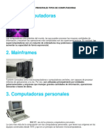 Los 10 Principales Tipos de Computadoras