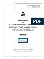 Flexible-Membrane-Lining and Floating-Cover Materials For Potable Water Storage