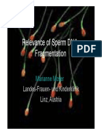 Relevance of Sperm DNA Fragmentation Fragmentation: Landes-Frauen-und Kinderklinik Li Ati Linz, Austria