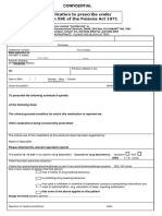 Application To Prescribe Under Section 59E of The Poisons Act 1971