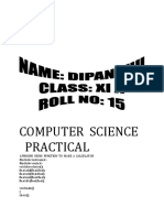 Computer Science Practical