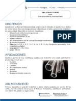 Ficha Tecnica Del Tubo Acrilico Cristal Clave 0190 0030 0050 Al 0190 0030 0600 PDF