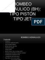 Bombeo Hidraulico Tipo Jet y Tipo Piston