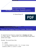 Digital Signal Processing The Short-Time Fourier Transform (STFT)