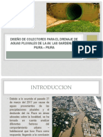 Diseño de Colectores para El Drenaje de Aguas Pluviales de La Av. Las Gardenias - Piura - Piura