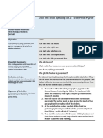 Unit: Chapter 7 CCSS or State Standards: Lesson Title: Lesson 1 (Reading Part 2) Grade/Period: 4 Grade