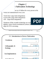 Device Fabrication Technology: Modern Semiconductor Devices For Integrated Circuits (C. Hu) Slide 3-1